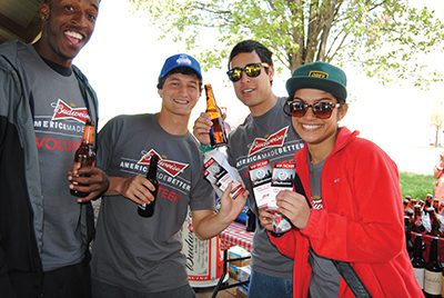 Anheuser-Busch; Responding to concerns among millennials for the environment, the company has introduced several sustainability campaigns. In 2013, the Budweiser “America Made Better” platform combined music festival sponsorship with watershed cleanup projects in cities across the country. 