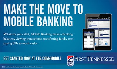 First Tennessee Bank; Millennials who bank at First Tennessee enjoy the convenience of mobile banking via a “mobile wallet” that combines all of their accounts into one online space. The bank has also tapped into the millennial desire to better the world through its recent “150 Days of Giving” initiative, which gives $5,000 to a nonprofit organization every day for 150 days in celebration of the bank’s 150th birthday. First Tennessee allows consumers to vote online or electronically, choosing where the money goes each day.