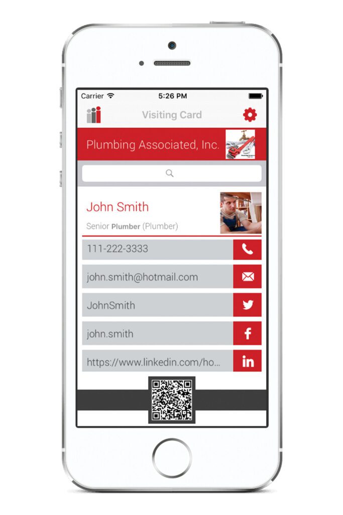 i-Card app interface chattanooga