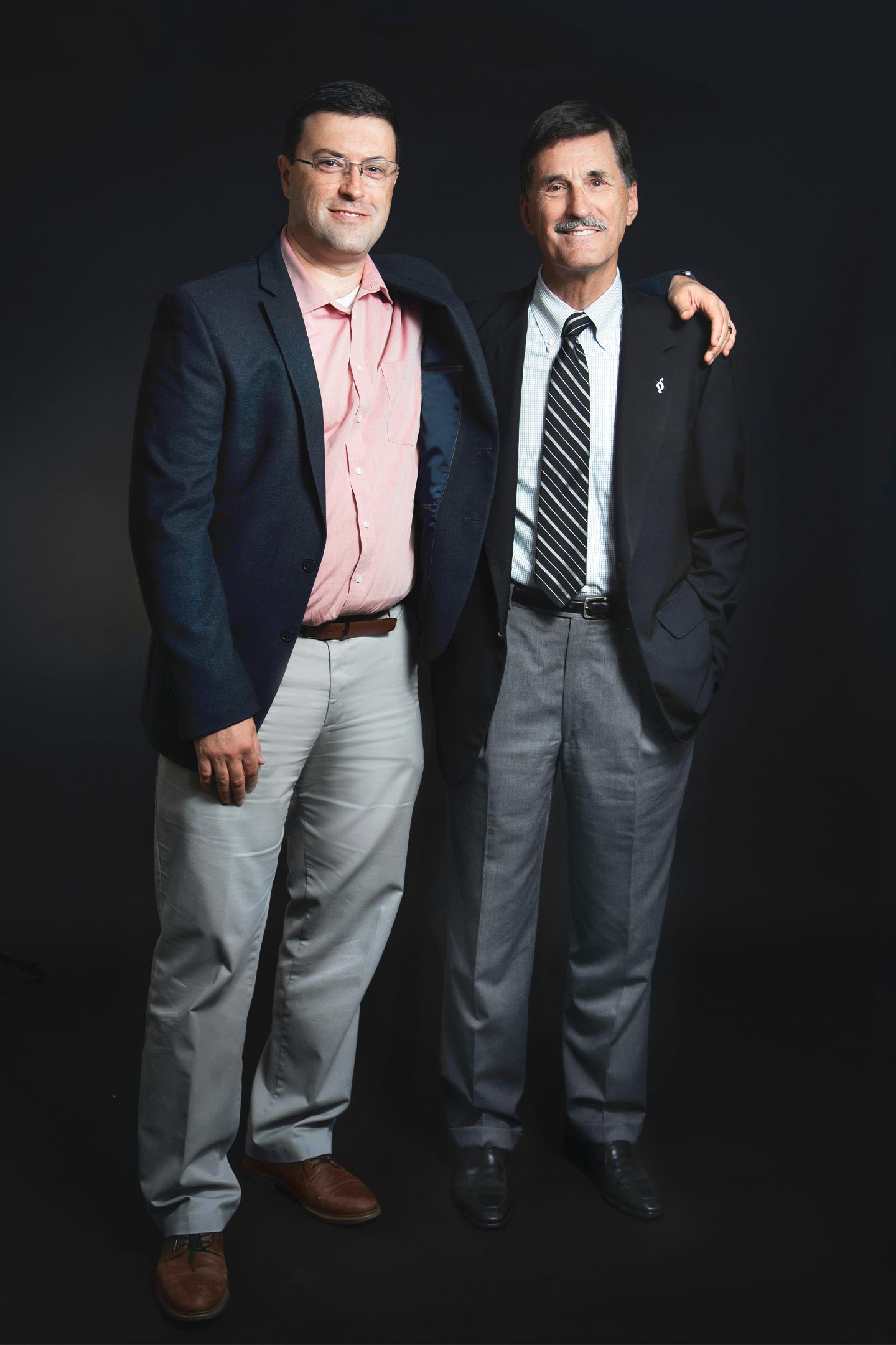 Brian Conn and his father Paul